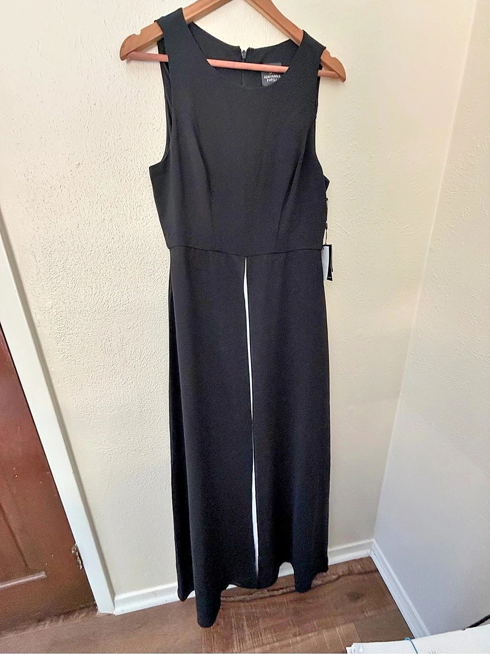 Adrianna Papell Black Maxi Dress/Pantsuit